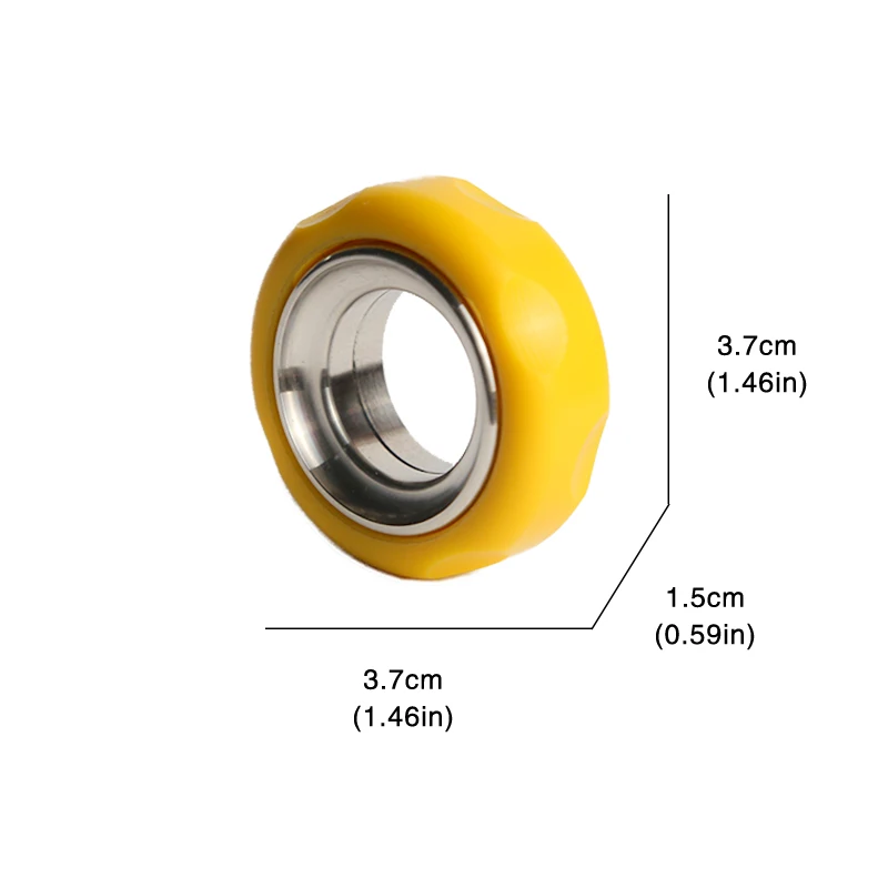 Stainless Steel Haptic Stress Relief Ring 6 Stainless Steel Haptic Stress Relief Ring - Image 6