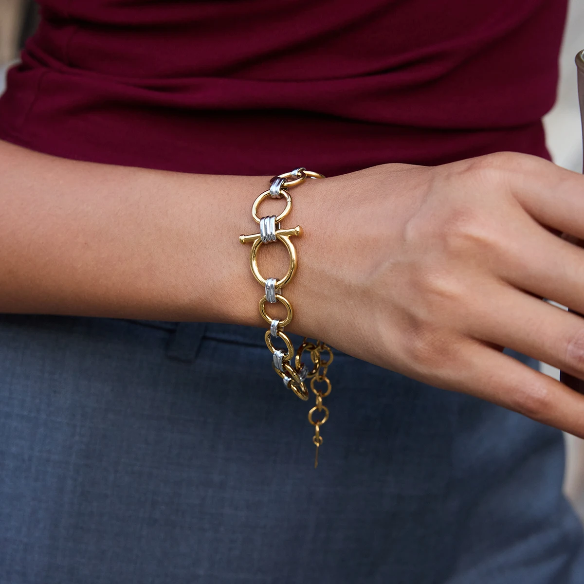 Stainless Steel Women's Bracelet JDB2407008 3 Stainless Steel Women's Bracelet JDB2407008 - Image 3