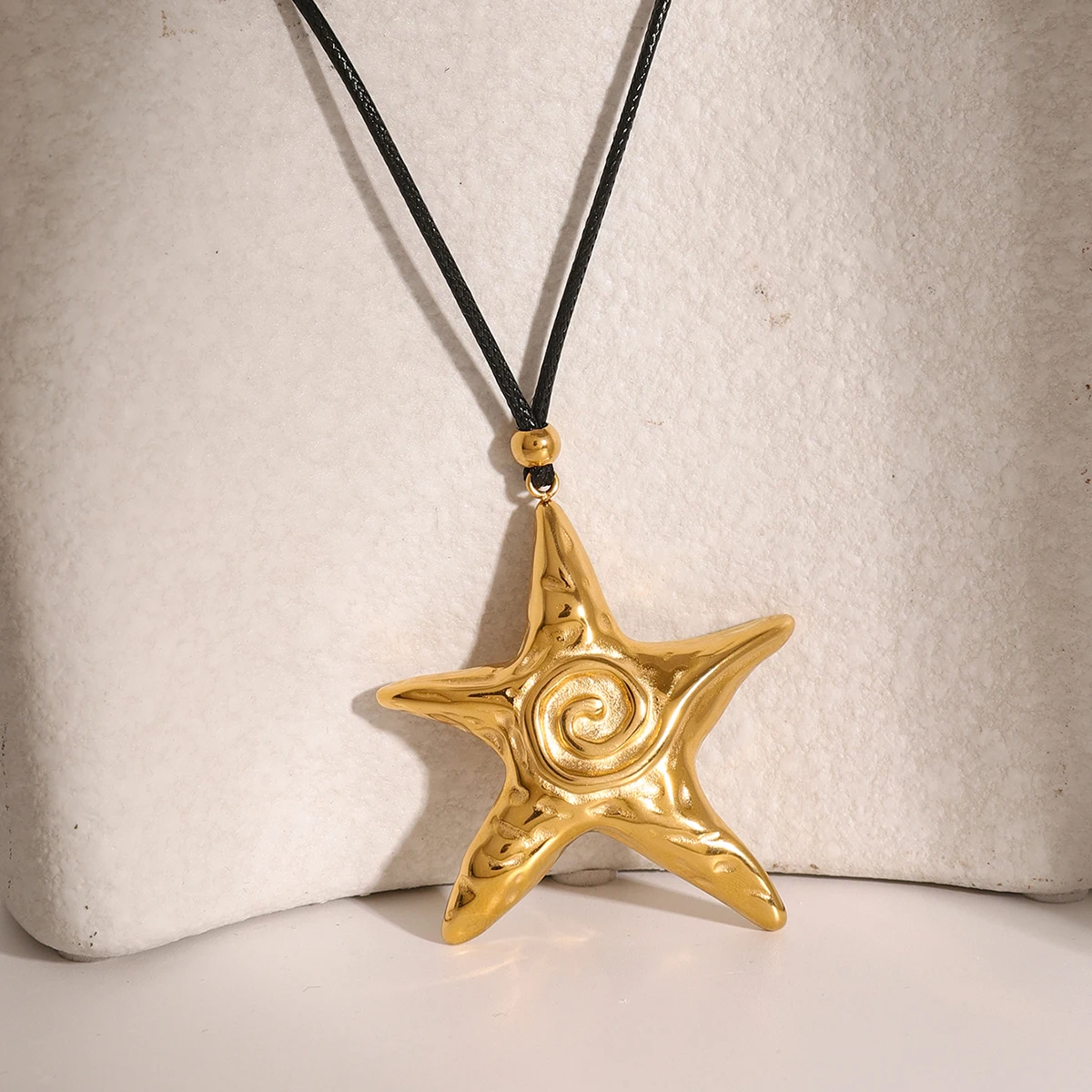 Stainless Steel Geometric Starfish Necklace 2 Stainless Steel Geometric Starfish Necklace - Image 2