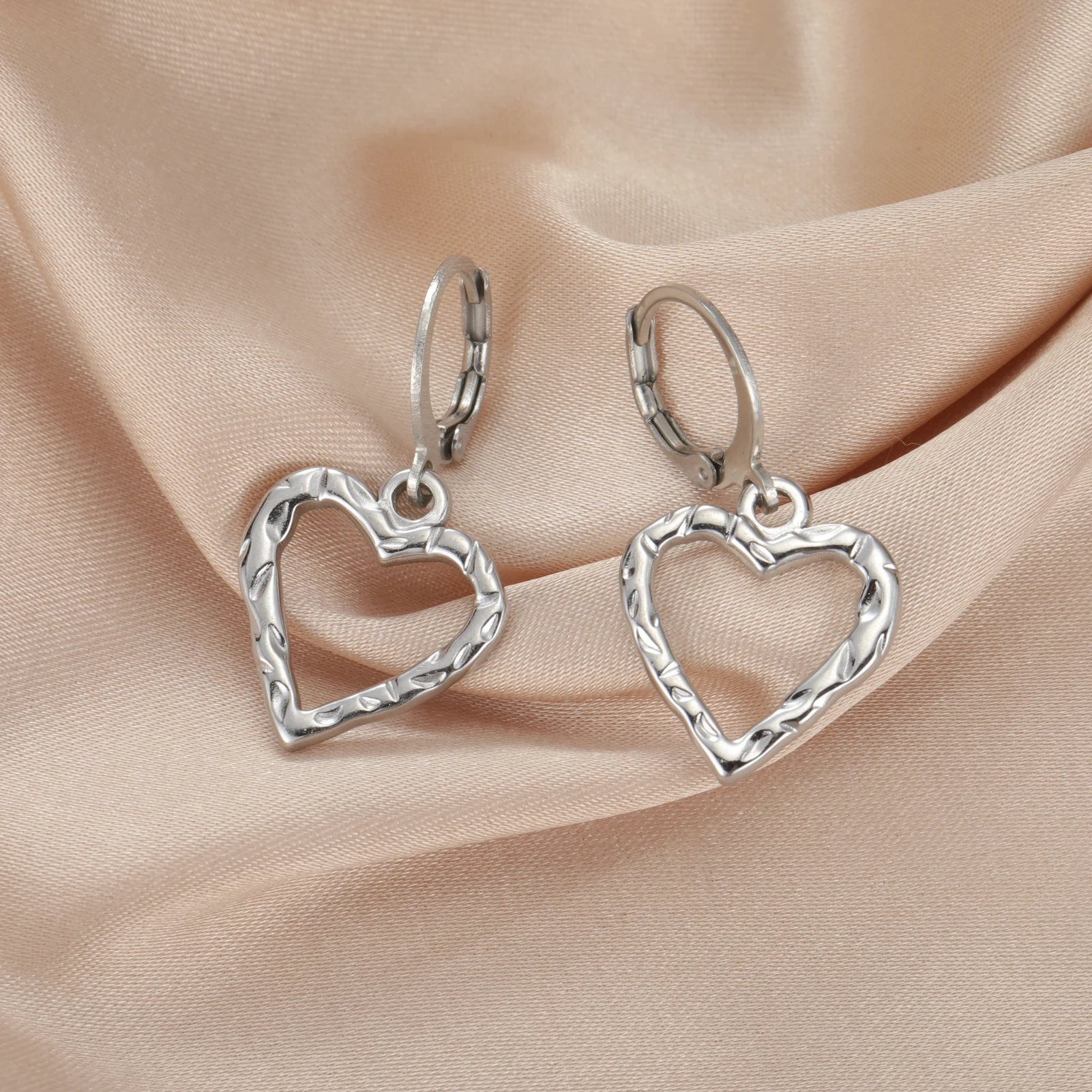 Stainless Steel Hoop Earrings Collection 3 Stainless Steel Hoop Earrings Collection - Image 3