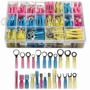 240-Piece Waterproof Heat Shrink Crimp Connectors Set 10 S1446b59caa584734b7d19258e279b444x