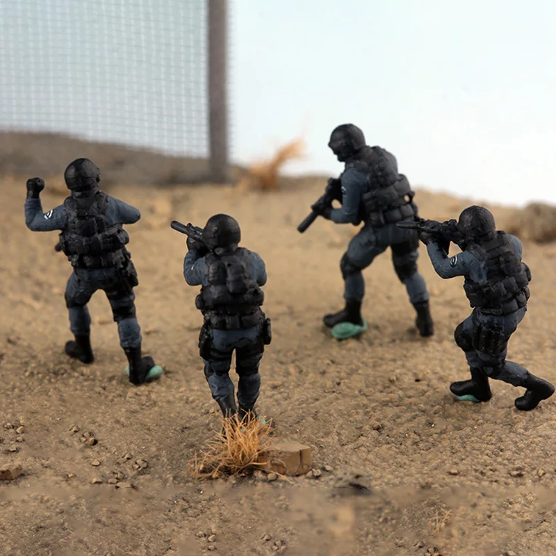 1:72 Resin SWAT Tactical Scene Model 4 1:72 Resin SWAT Tactical Scene Model - Image 4