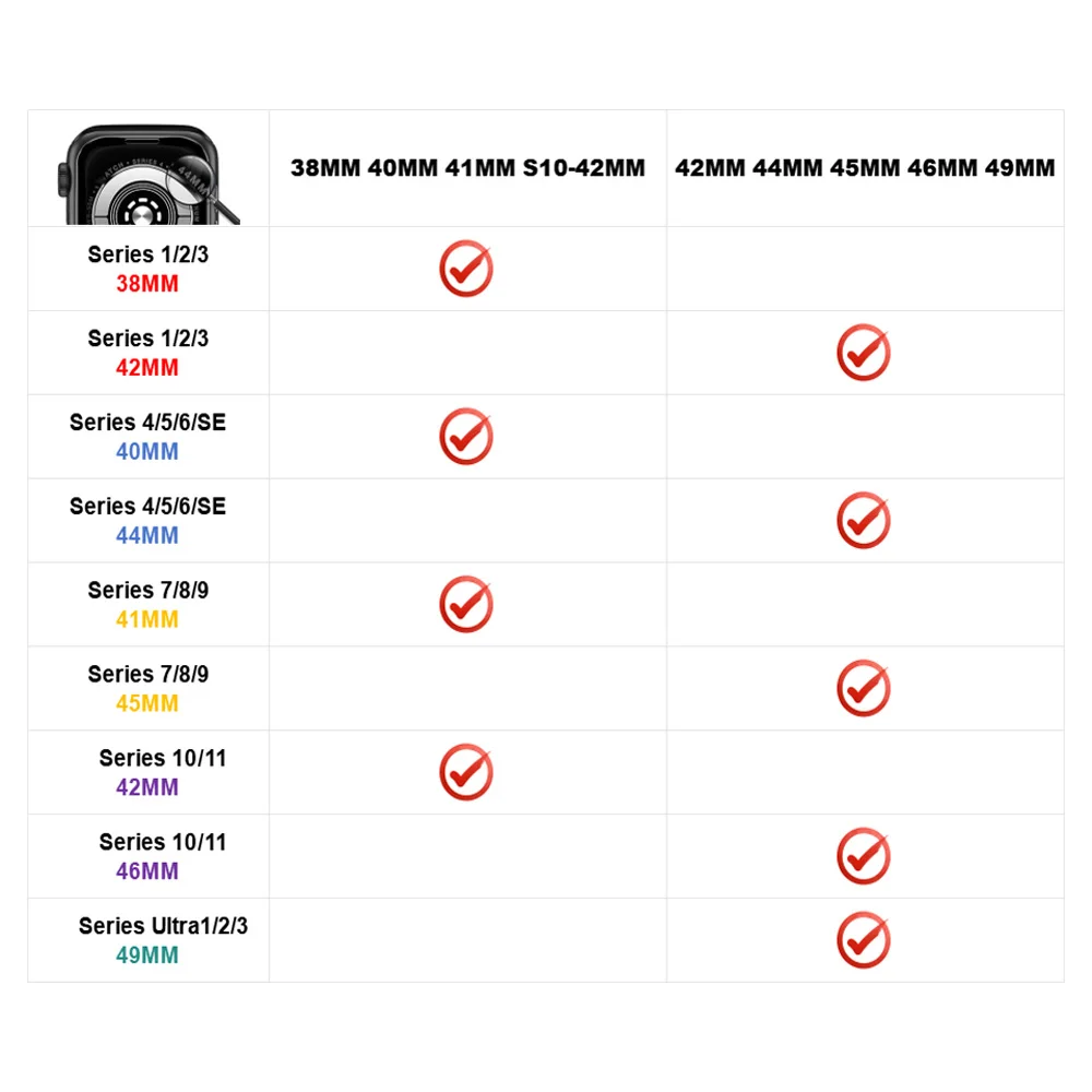 Nylon Sport Strap for Apple Watch Series 1-11 6 Nylon Sport Strap for Apple Watch Series 1-11 - Image 6