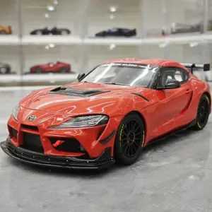 Red Toyota SUPRA GT4 1:18 Scale Model