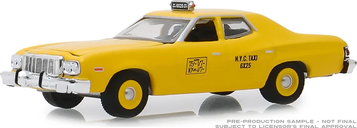 1975 Ford Torino NYC Taxi Die-Cast Model 3 1975 Ford Torino NYC Taxi Die-Cast Model - Image 3