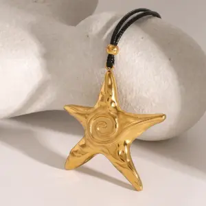 Stainless Steel Geometric Starfish Necklace 8 S1473326fa6894373bc346ac94c948fbc3