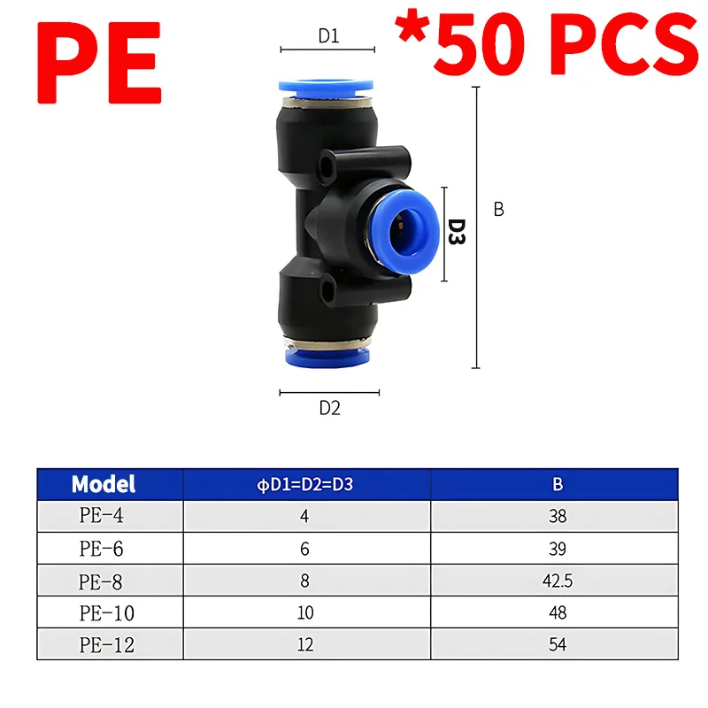 Y-Shaped Pneumatic Quick Release Fitting for Air System 4 Y-Shaped Pneumatic Quick Release Fitting for Air System - Image 4