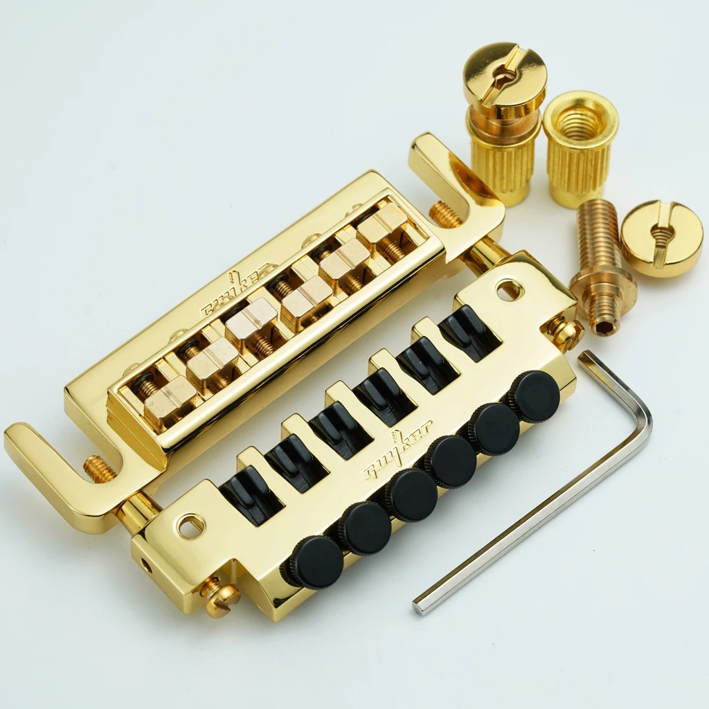 GM004 Wraparound Guitar Bridge & TP2 Tailpiece Set 3 GM004 Wraparound Guitar Bridge & TP2 Tailpiece Set - Image 3