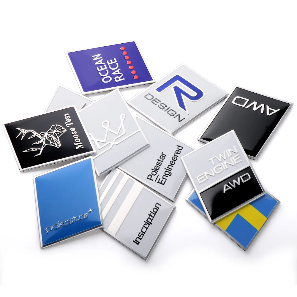 Aluminum Car Sticker for R-Design T6 AWD 2 Aluminum Car Sticker for R-Design T6 AWD - Image 2