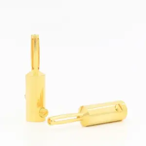 Gold-Plated Speaker Cable Banana Plugs (Set of 8) 8 S14b2334ca1bd4756bcee1a17abbb63c5j