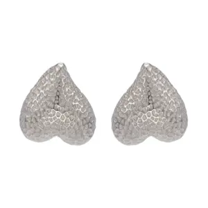 Vintage Stainless Steel Heart Earrings 14 S14bd46358ec04442a76e6f7c819ed688G