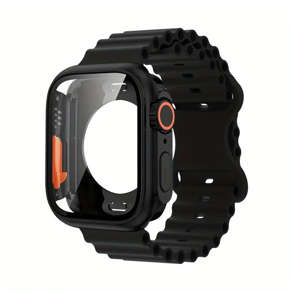 Apple Watch Silicone Case and Strap Set 40mm-46mm 9 Apple Watch Silicone Case and Strap Set 40mm-46mm - Image 9