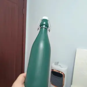 Elegant 500ml Green Glass Bottle 12 S14c71804a88a4d55b8c56c2a6780183eD