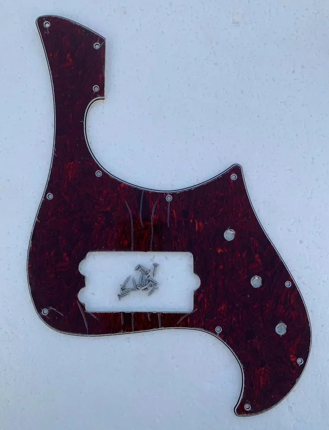 Mother of Pearl Pickguard for D Custom Bass 6 Mother of Pearl Pickguard for D Custom Bass - Image 6