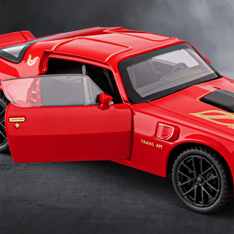 1:32 Black Firebird Muscle Car Model 5 1:32 Black Firebird Muscle Car Model - Image 5