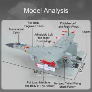 Military Aircraft Model Set with 1:72 J-15 & 1:48 CAIC Z-10 9 S150f18e46b37494a971a9ba300335467w