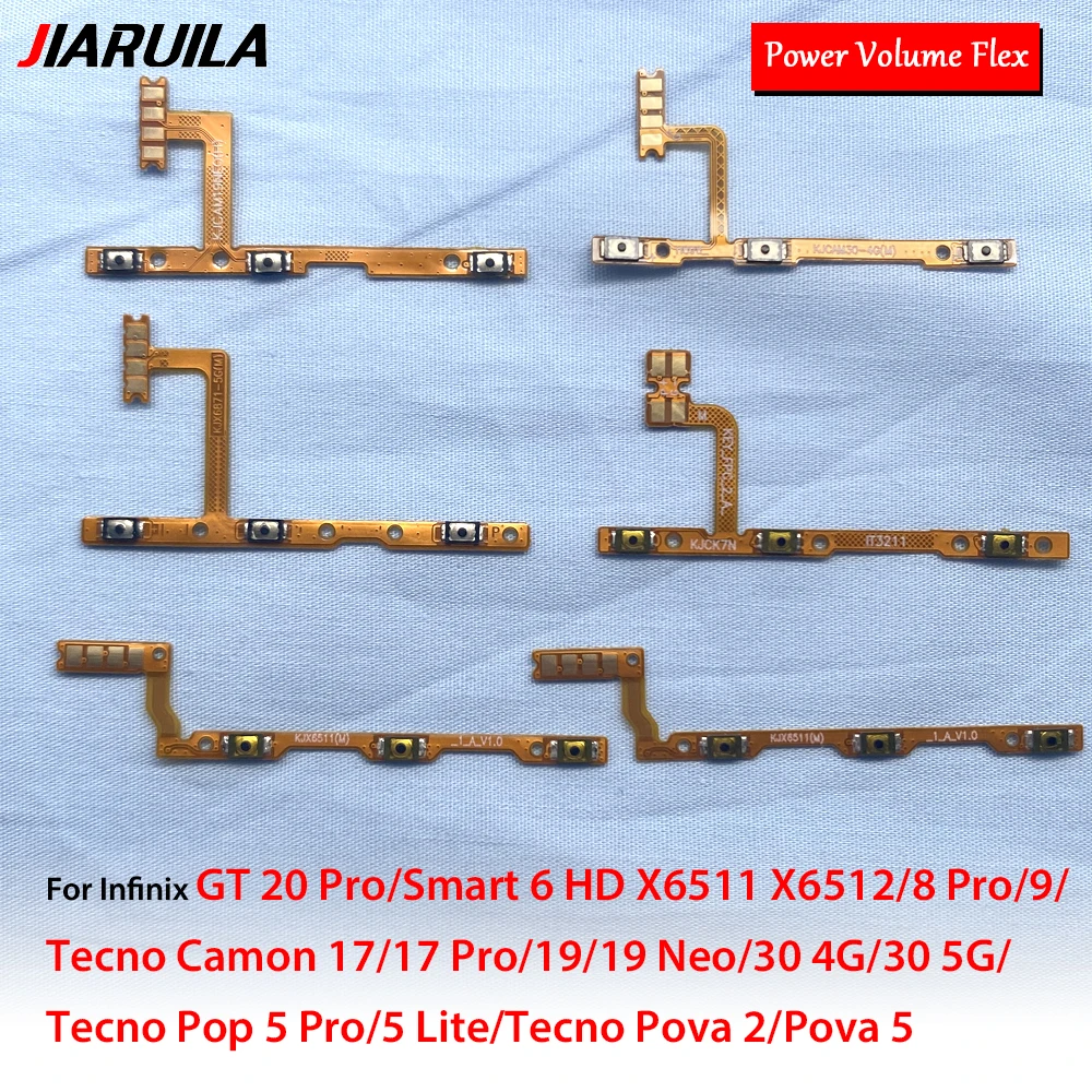 Flexible Power and Volume Cable for Infinix & Tecno 3 Flexible Power and Volume Cable for Infinix & Tecno - Image 3