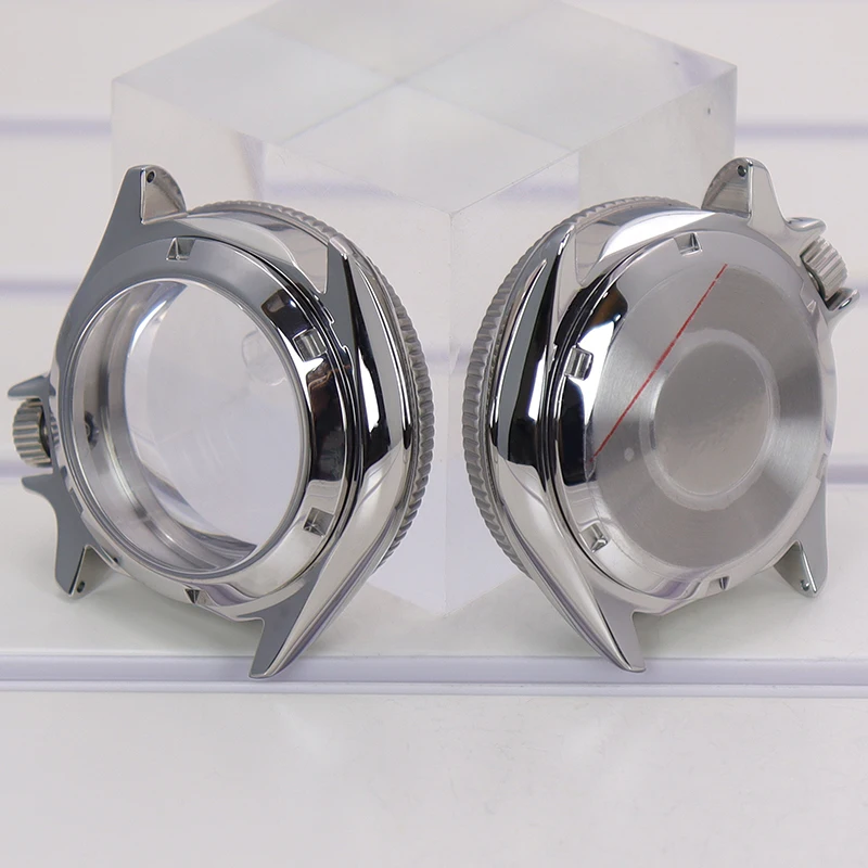 Black Stainless Steel Watch Case for Men 6 Black Stainless Steel Watch Case for Men - Image 6