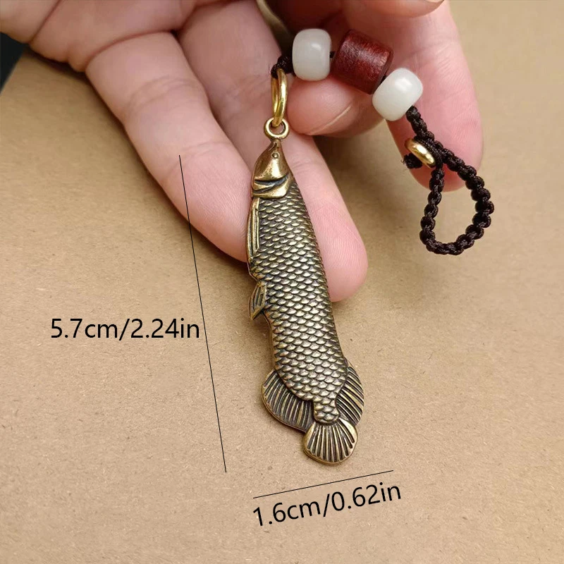 Brass Crab Claw Lucky Keychain 7 Brass Crab Claw Lucky Keychain - Image 7