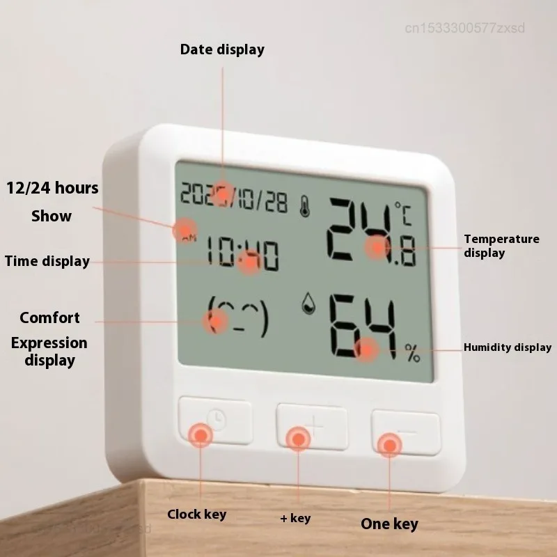 Xiaomi Multifunction Thermometer Hygrometer in White 6 Xiaomi Multifunction Thermometer Hygrometer in White - Image 6