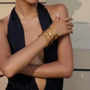 Elegant Stainless Steel Gold Bracelet JDB0104028 11 S15c10e2cc0544a19a8fd45c8e4aff41aB