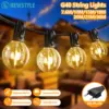 10m LED G40 Globe String Lights with 15 Bulbs