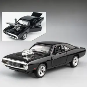 1970 Dodge Charger Diecast Model 1:18 Black 15 S15d7117e95b64a5f977f909f8da0e4abs