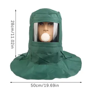 Durable Green Sandblast Safety Helmet 11 S161a458c29c3425fb80d75c8add81077Z