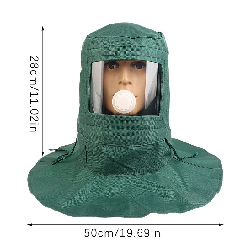 Durable Green Sandblast Safety Helmet 6 Durable Green Sandblast Safety Helmet - Image 6