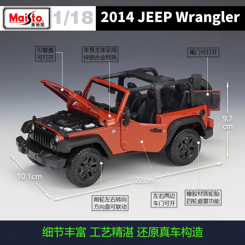 2014 Jeep Sahara Wrangler Rubicon Diecast Model 3 2014 Jeep Sahara Wrangler Rubicon Diecast Model - Image 3