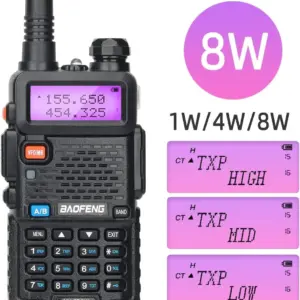 BaoFeng UV-5R 8W Dual-Band Walkie Talkie 11 S163ae2edfb3847a39f8829d84704f8c9U 1