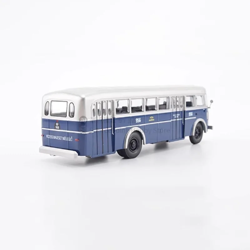 Vintage Blue Miniature Bus Model 1:43 Scale 4 Vintage Blue Miniature Bus Model 1:43 Scale - Image 4