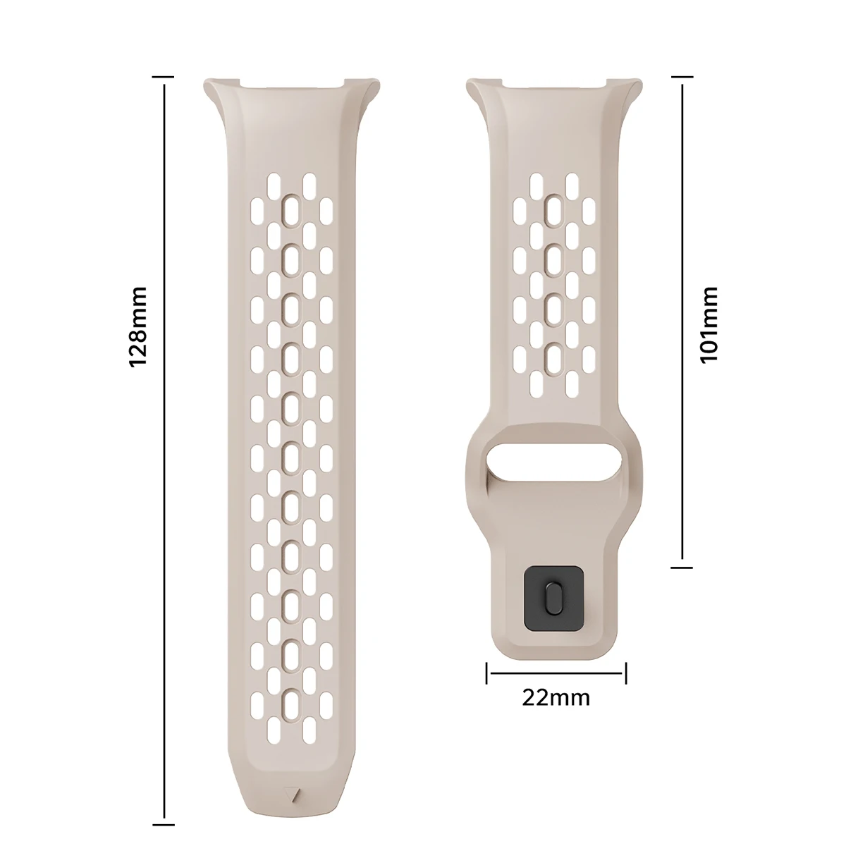 Breathable Silicone Sport Band for Galaxy Watch 8 5 Breathable Silicone Sport Band for Galaxy Watch 8 - Image 5