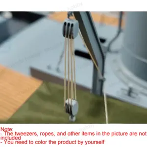 Model Ship Zinc Alloy Pulley Set 12pcs 9x5x4mm 11 S1678ea63738b4c46a8d0f214e11566e6G