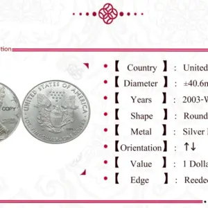 Liberty Eagle 2003 W Replica Coin 10 S169179fb2f7b41288573b9d72cb3572db