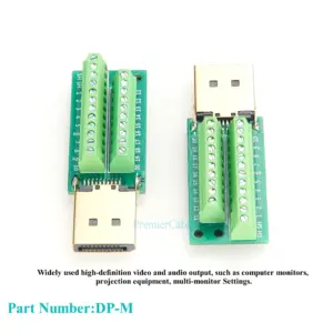 DisplayPort Male Breakout Board for Connectivity 6 S16b17d090d934fb4ba0e5337efbc3178H