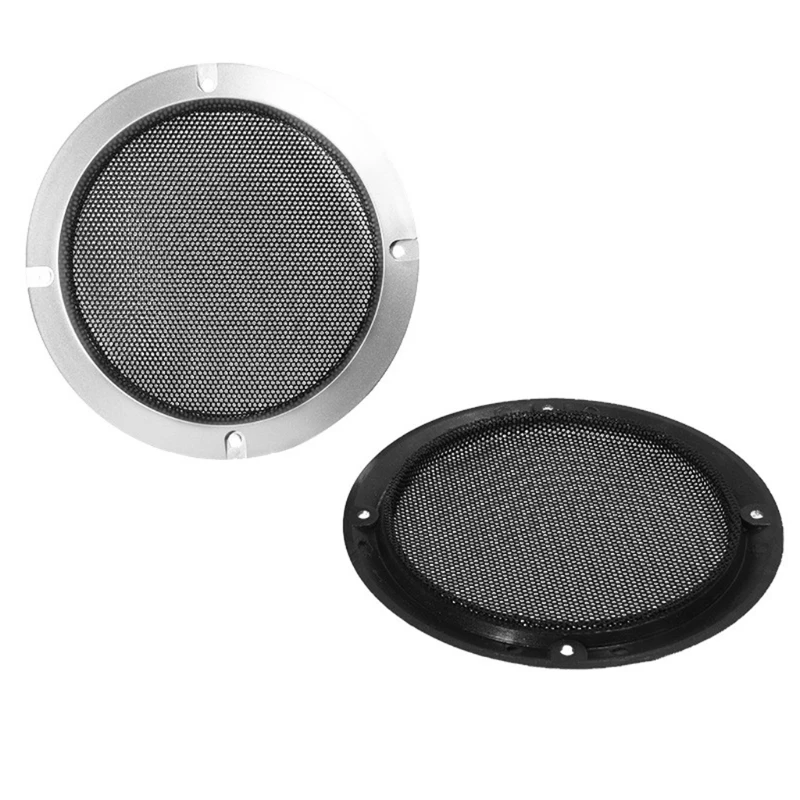 Silver Protective Speaker Mesh Covers Set (2"-10") 4 Silver Protective Speaker Mesh Covers Set (2"-10") - Image 4