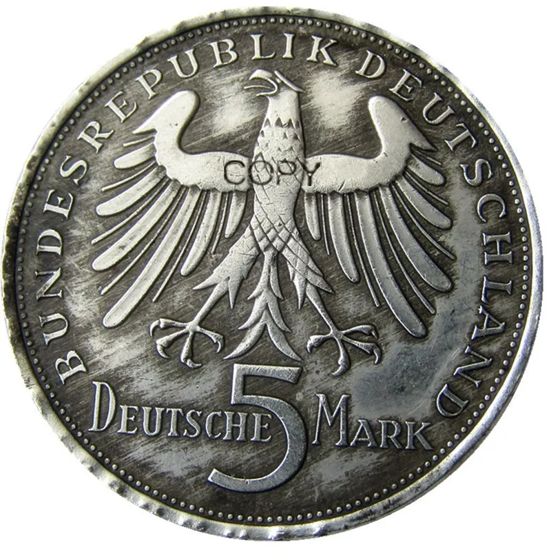 1955 Germany 5 Mark Replica Coin 3 1955 Germany 5 Mark Replica Coin - Image 3