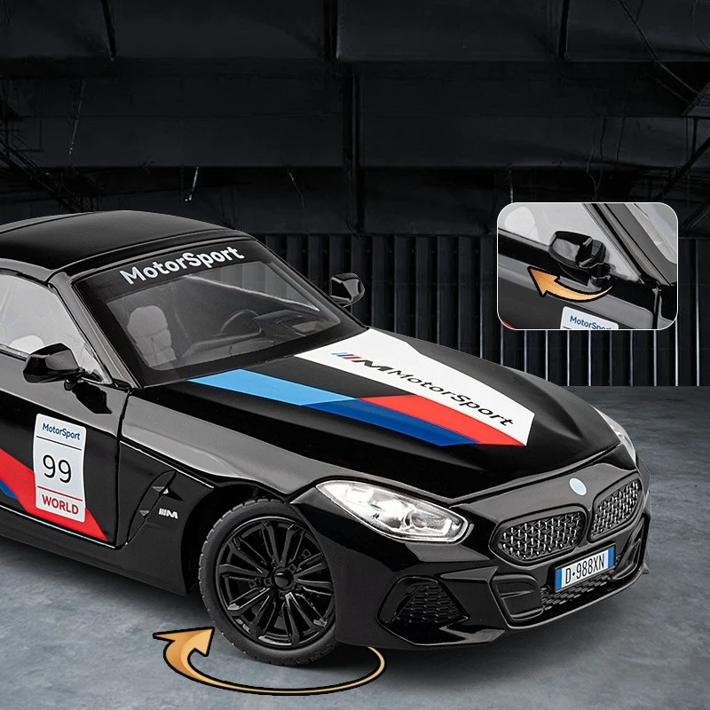 BMW Z4 1:22 Scale Diecast Model Collectible 5 BMW Z4 1:22 Scale Diecast Model Collectible - Image 5