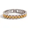 Stainless Steel Women's Bracelet with Zirconia