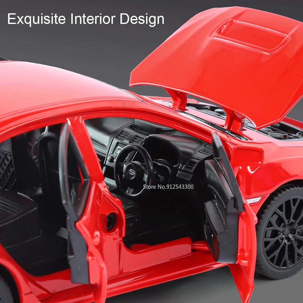 1:30 Scale Subaru WRX STI Diecast Model 4 1:30 Scale Subaru WRX STI Diecast Model - Image 4