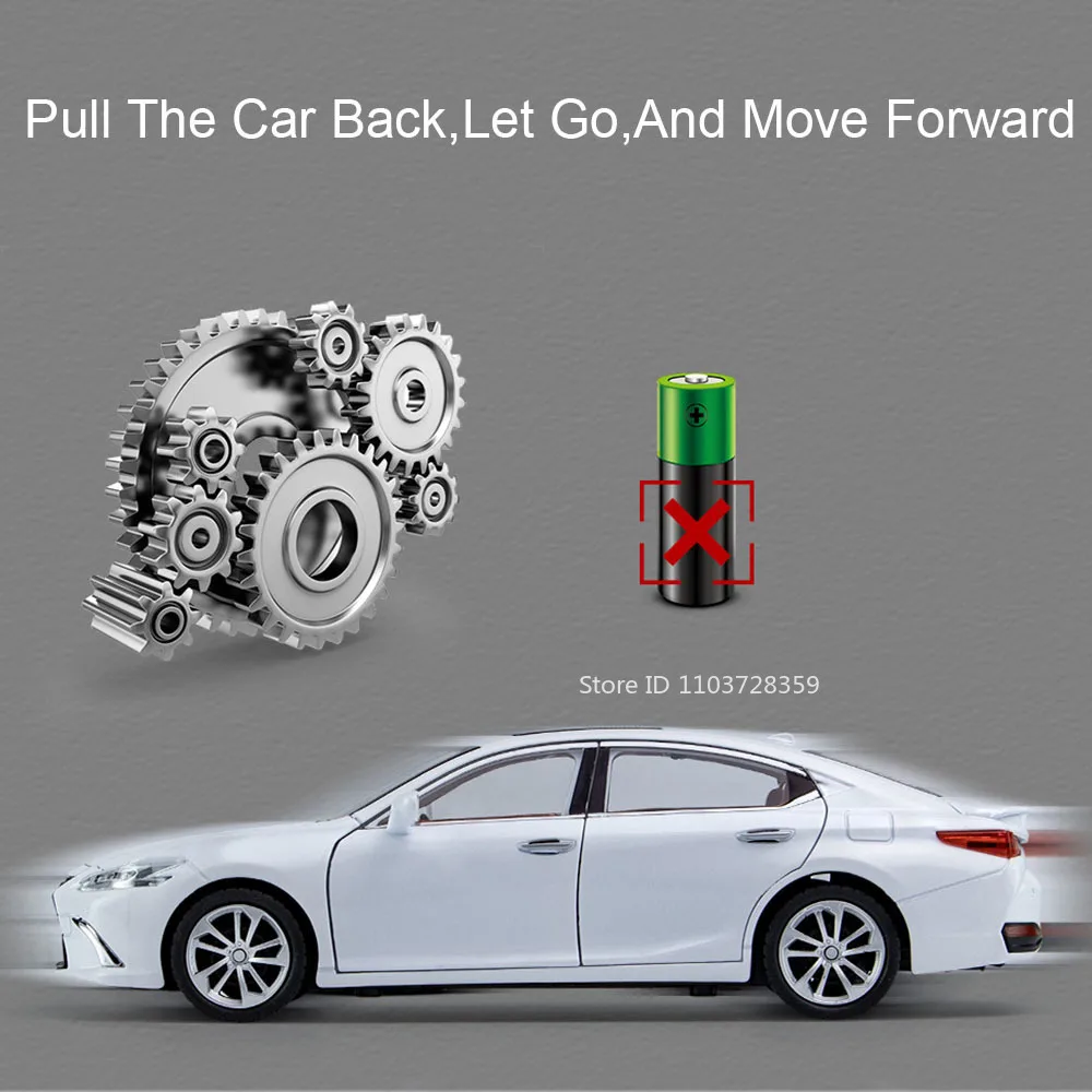 1:24 Scale Lexus Model Car with Opening Features 5 1:24 Scale Lexus Model Car with Opening Features - Image 5