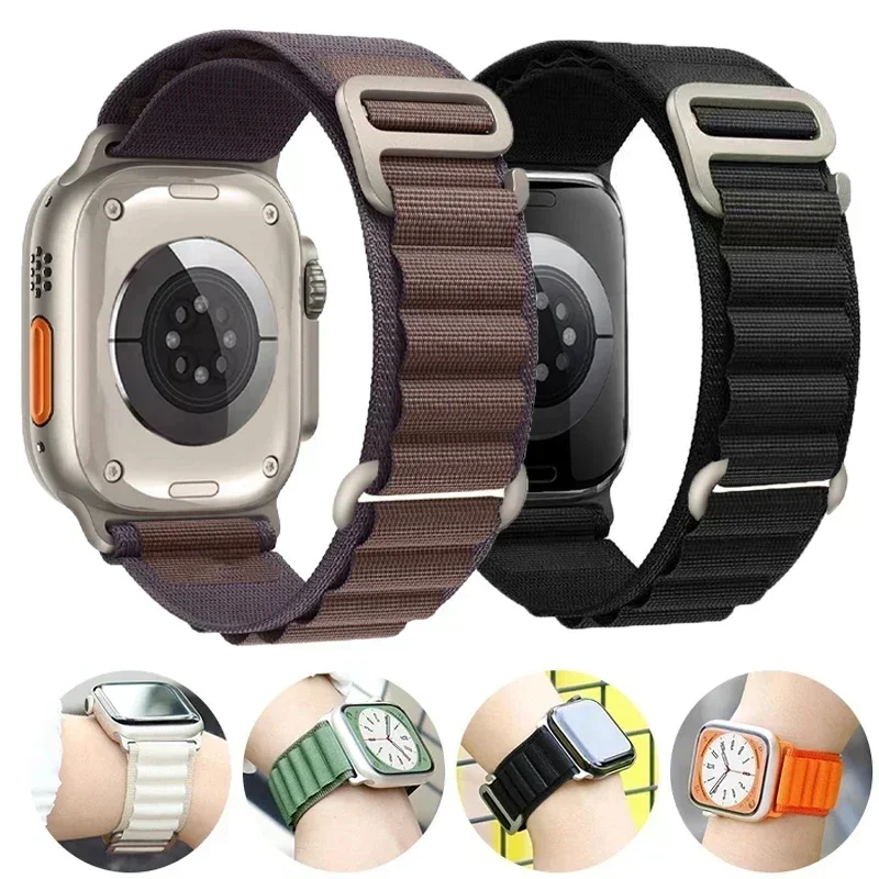 Alpine Nylon Watch Strap for Apple Watch 38-49mm 2 Alpine Nylon Watch Strap for Apple Watch 38-49mm - Image 2