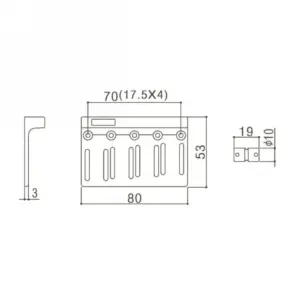 GOTOH 201B-4 Black Bass Bridge 11 S16d8f63cb14d4aff9da0b5c1ab188844Z