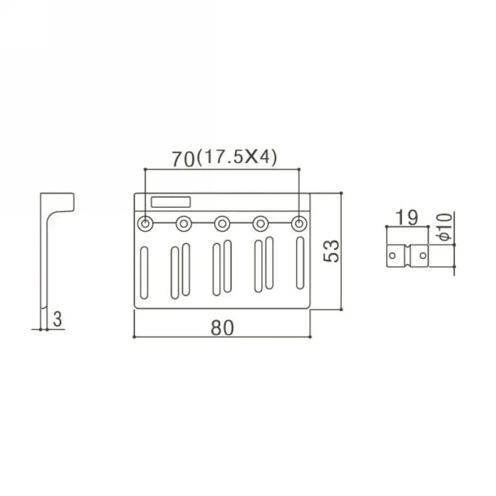 GOTOH 201B-4 Black Bass Bridge 6 GOTOH 201B-4 Black Bass Bridge - Image 6