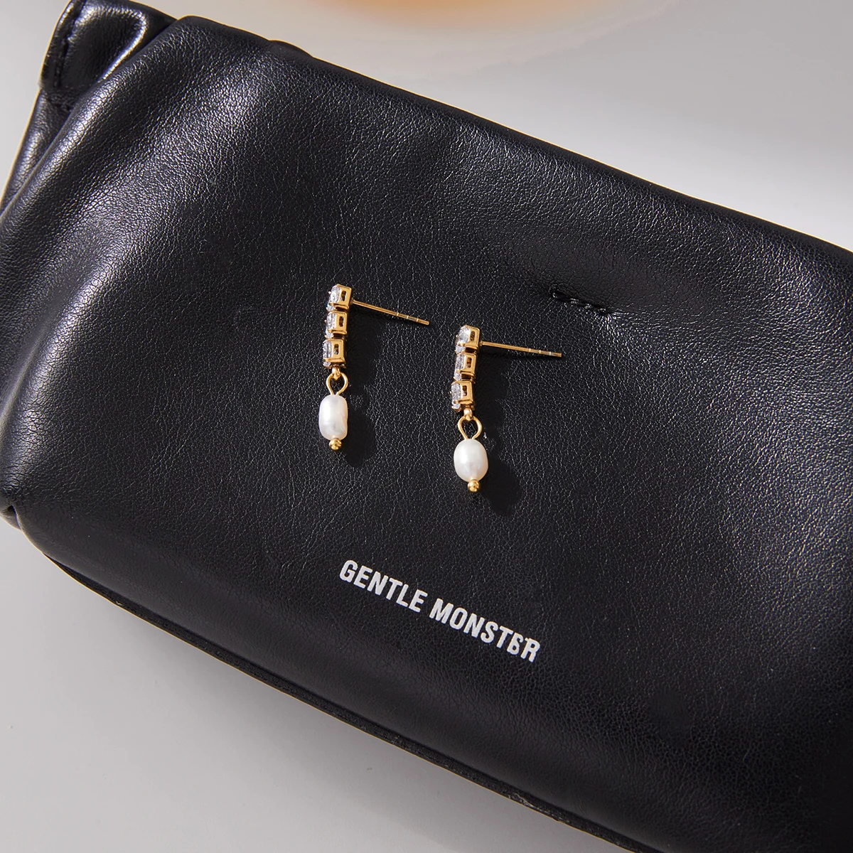 Elegant Stainless Steel Freshwater Pearl Earrings 6 Elegant Stainless Steel Freshwater Pearl Earrings - Image 6