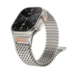 Stainless Steel Apple Watch Strap for Series 3-8 15 S16fb84e1ce8c42f3b8c28fd1764e0753z