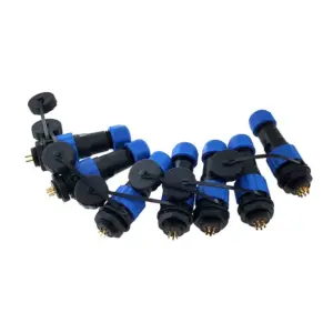 Waterproof IP68 Power Connector Set with Gold Pins 12 S1702353c2d0743ecbc1c3090a340eb958