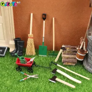 Miniature Farm Tool Set for Dollhouses 13 S170708e6b792410c94ecc4be98a70438f