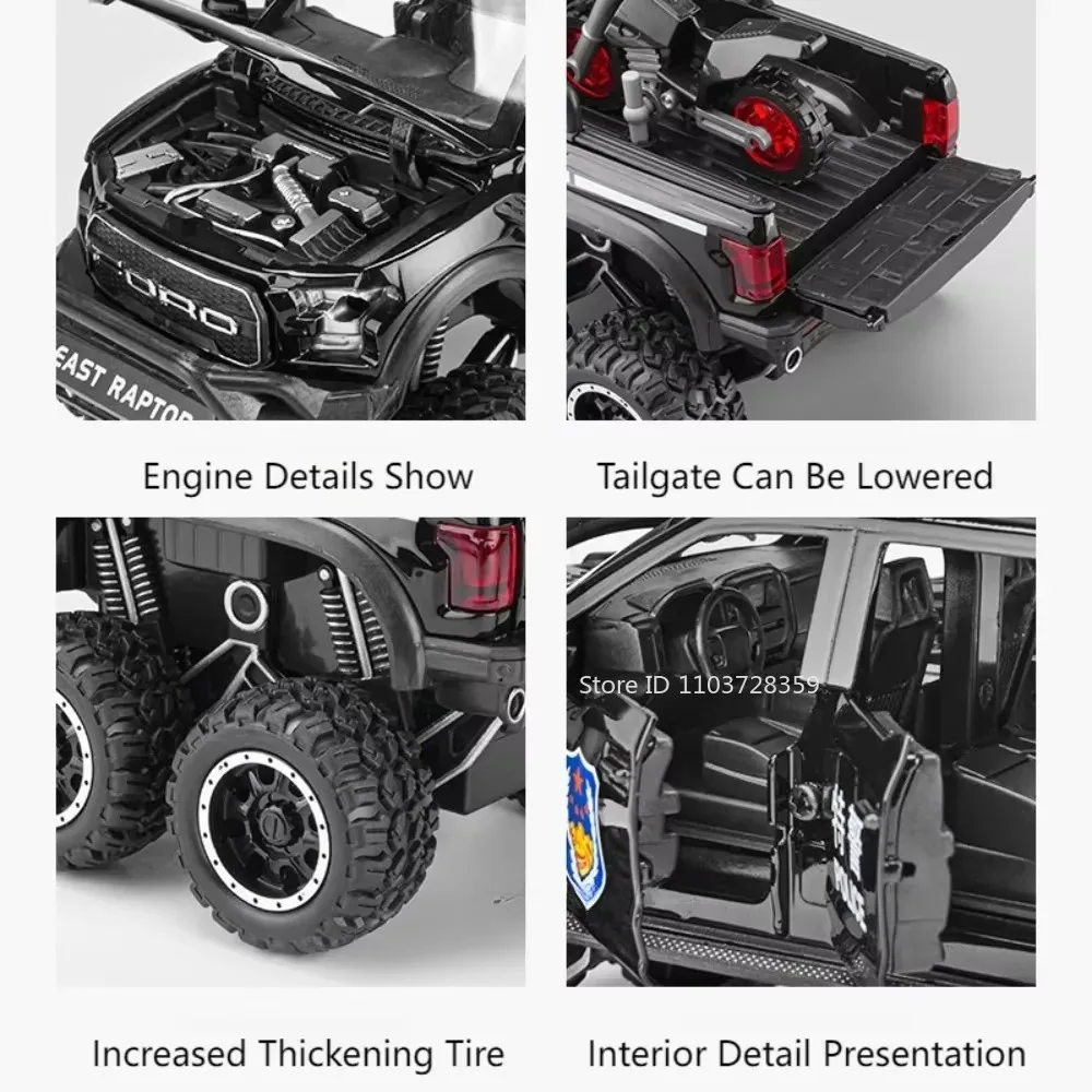 Rugged Police Off-Road Diecast Model 3 Rugged Police Off-Road Diecast Model - Image 3